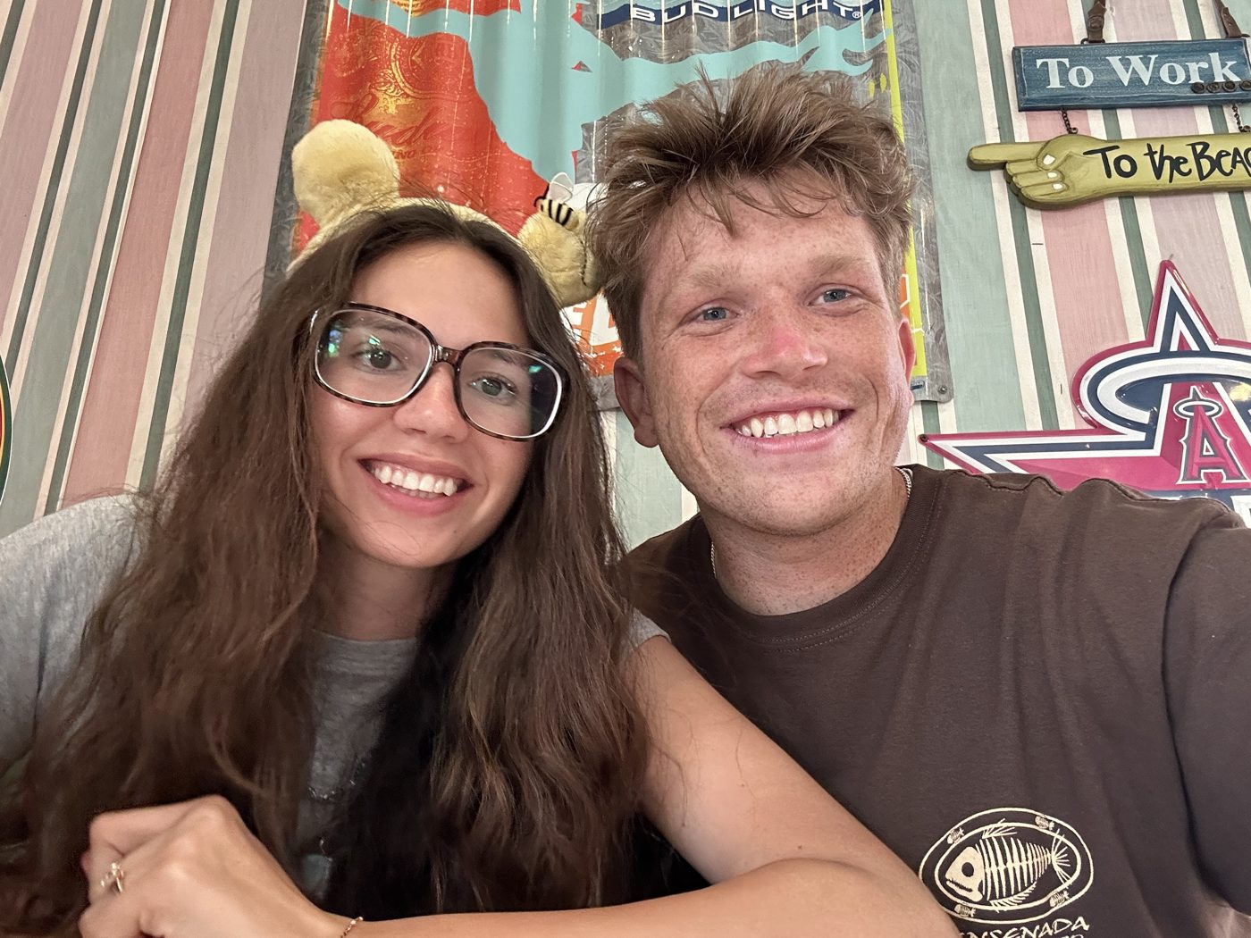 Rye Norton and his wife Sara smiling together